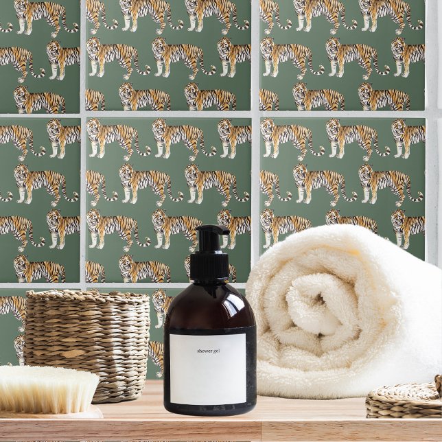 Padrão Selvagem de Tigres Tropicais Modernos (Criador carregado)