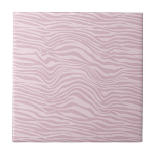 Padrão sem costura de zebra ondulada rosa