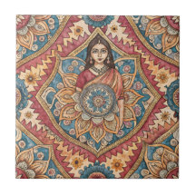 Padrão sem descontinuidades da mulher sari indiana