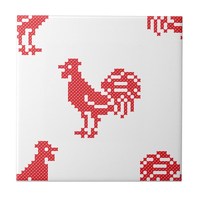 Padrão sem descontinuidades do Red Roosters (Frente)