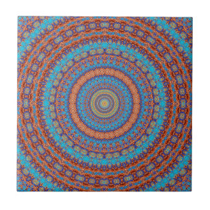 Padrão sem descontinuidades em abstrato mandala