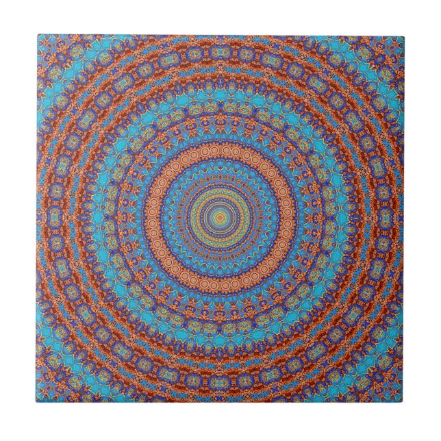 Padrão sem descontinuidades em abstrato mandala (Frente)