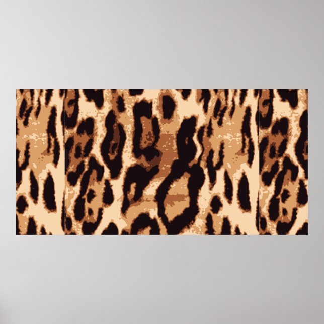 Padrão sem falhas de impressão leopardo (Frente)
