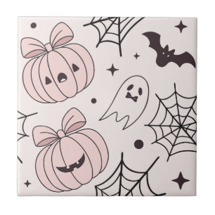 Padrão sem soldadura do Pastel Pink Halloween (5)