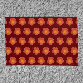 Padrão sem soldadura do Rosa de Moss Vermelho ativ