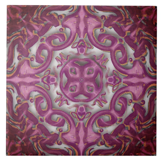 Padrão simétrico (azulejos como) (Frente)