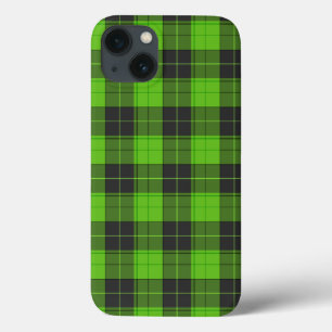 Padrão simples de tartan em verde escuro