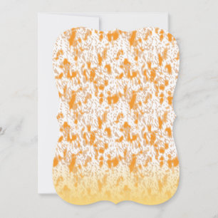 Padrão têxtil com laranja vibrante e dourado
