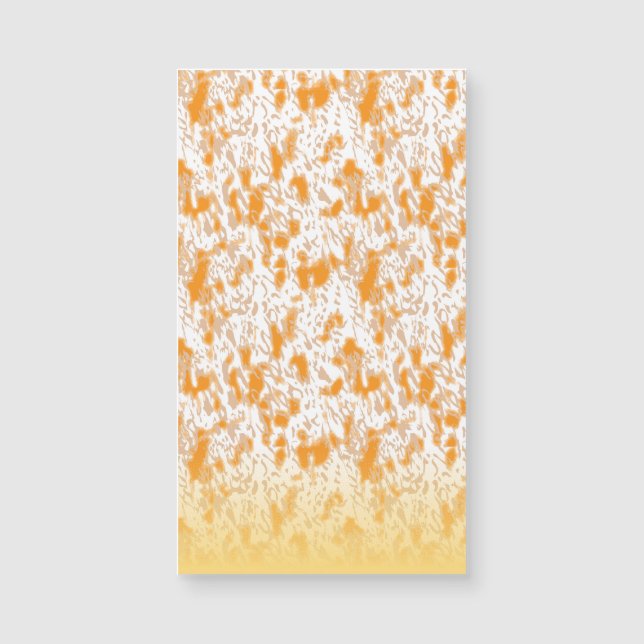 Padrão têxtil com laranja vibrante e dourado (Frente)