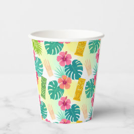 Padrão Tiki Havaiano Tropical para Casamento Festa