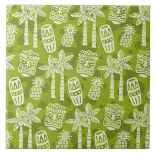 Padrão Tiki Moderno de Meados do Século Retro