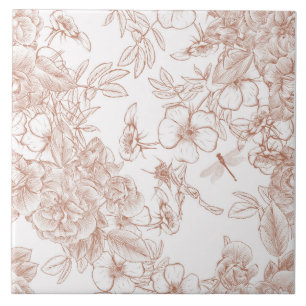 Padrão Toile-De-Jouy