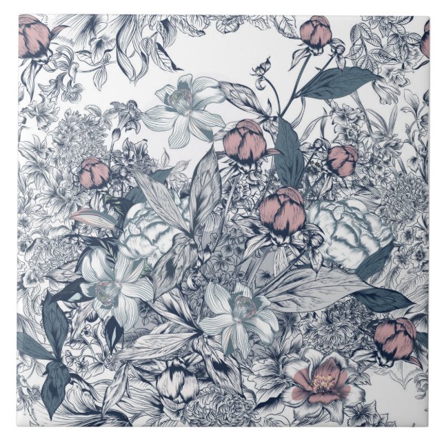 Padrão Toile-De-Jouy (Frente)