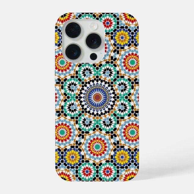Padrão Tradicional Boho de Mosaico Marroquino (Verso)