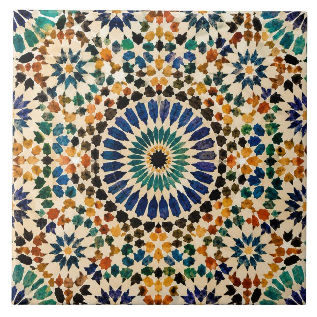 Padrão Tradicional de Mosaico Marroquino (Frente)