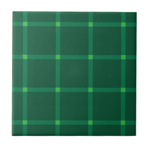 Padrão tradicional de xadrez verde escuro