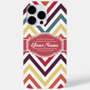 Padrão Trendy Chevron com Nome Personalizado