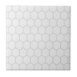 Padrão Trendy Traditional Classic Hexagon<br><div class="desc">Esse tradicional azulejo de estilo hexágono clássico de estilo cerâmico nunca sai do estilo, e pode ser tão versátil em seus usos: para um backsplash da cozinha, azulejo de recursos, fundo de lareira ou azulejo de chá de banheiro. Adicione um sotaque de design a qualquer sala. Outro uso é armar...</div>