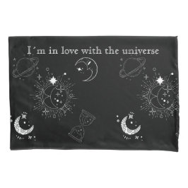 Padrão universo preto moderno para ele