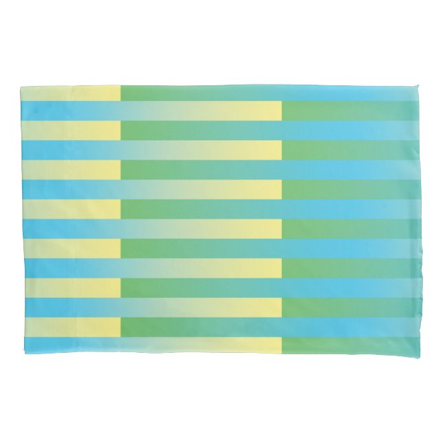 Padrão verde amarelo azul riscado (Frente)