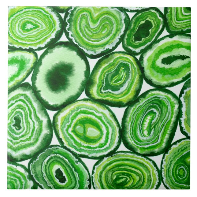 Padrão verde de agata (Frente)