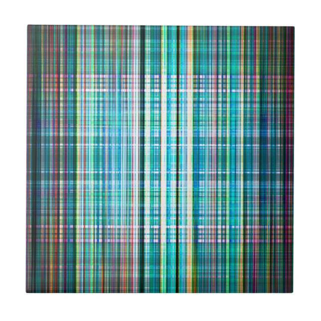 Padrão verde de faixas rugosas (Frente)