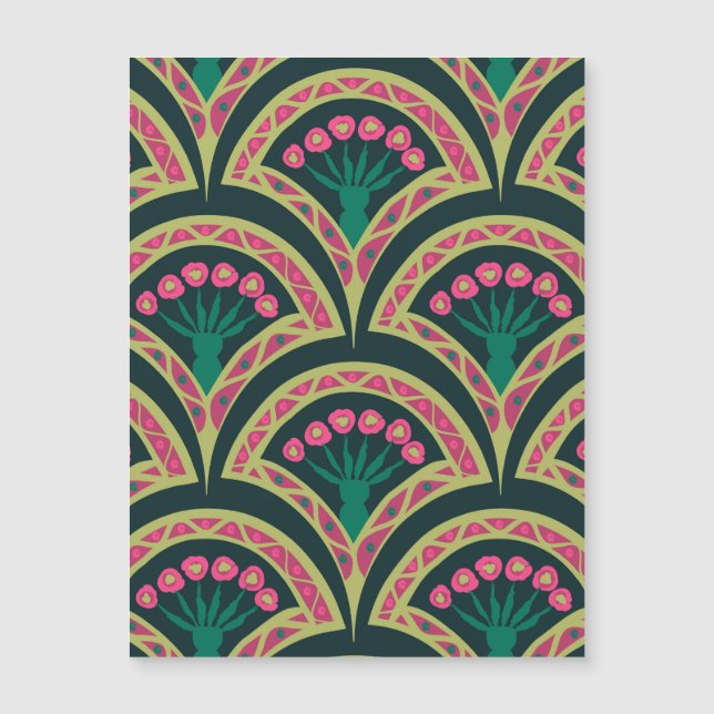 padrão verde em forma de shell (Frente)