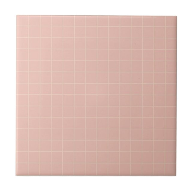 Padrão Verificado de Pastel Pink e Amarelo Pálido (Frente)