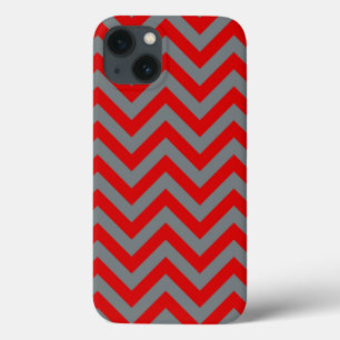 Padrão vermelho, carvão grande Chevron ZigZag
