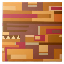 Padrão vermelho-marrom dos tons da Terra