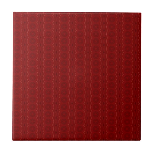 Padrão Vermelho Minimalista Vermelho Brilhante (Frente)