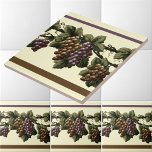 Padrão Vintage Victorian Era Grape Vine Frieze<br><div class="desc">Esta é uma impressão digitalmente melhorada de um antigo padrão de beira-frade da Vinha de Uvas de 1890 - 1915. Você pode personalizar a cor de fundo e as cores de borda superior e inferior.</div>