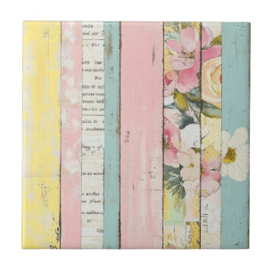 Padrão Vintage Watercolor Floral Abstrato (19)