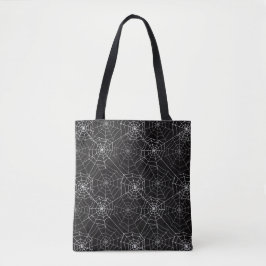 Padrão Web de aranha do Halloween | Bolsa Tote