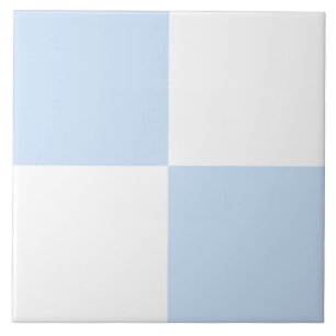 Padrão Xadrez Azul Branco