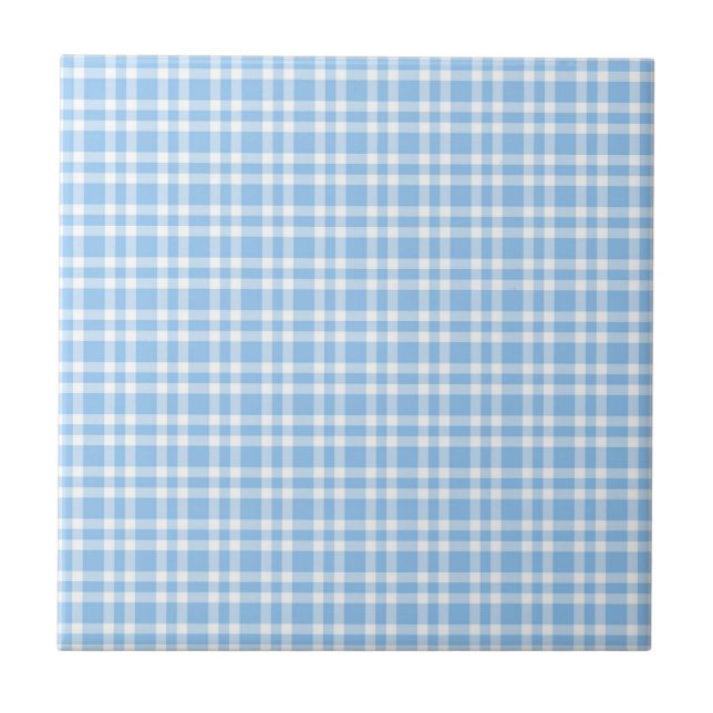 Padrão Xadrez Azul Branco (Frente)