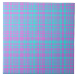 Padrão Xadrez Azul Rosa