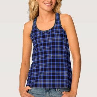 Padrão Xadrez Escocês Azul Escuro
