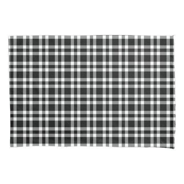 Padrão Xadrez Preto Branco (Frente-Esquerda)