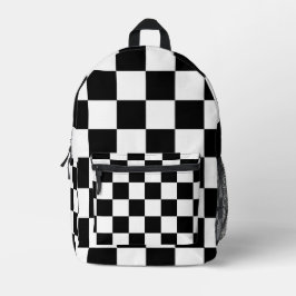Padrão Xadrez Preto e Branco