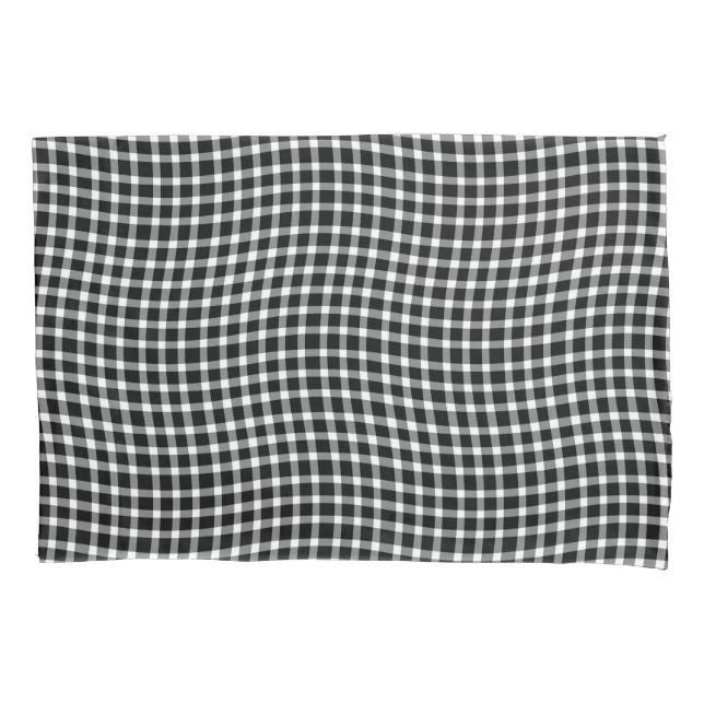 Padrão xadrez preto e branco contínuo (Frente-Esquerda)