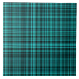 Padrão Xadrez Preto Verde Azul