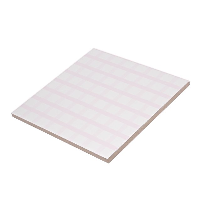 Padrão Xadrez Rosa Pastel e Rosa Quartzo Pastel  (Lateral)