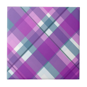 Padrão Xadrez Roxo