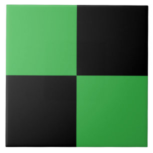 Padrão Xadrez Verde Preto