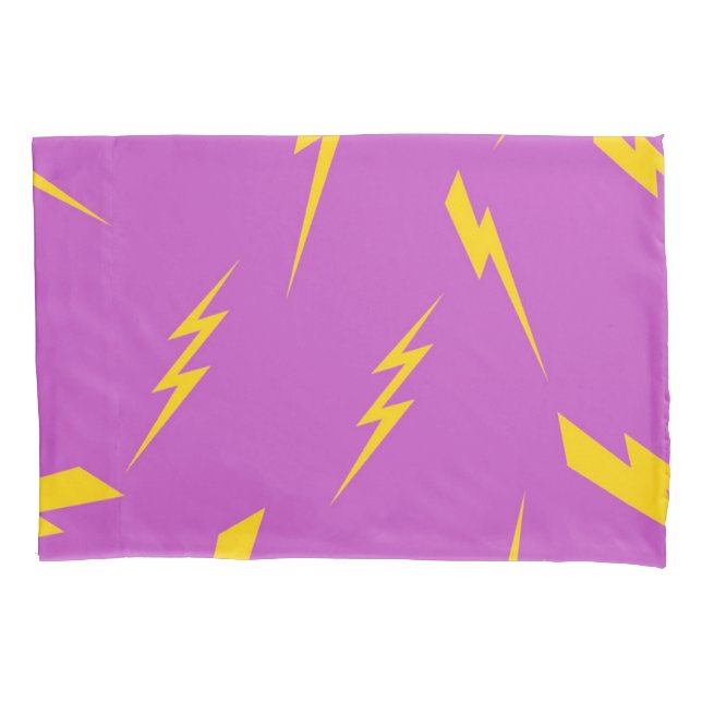 Padrão Y2K de Fundo Roxo com Relâmpago (Frente)