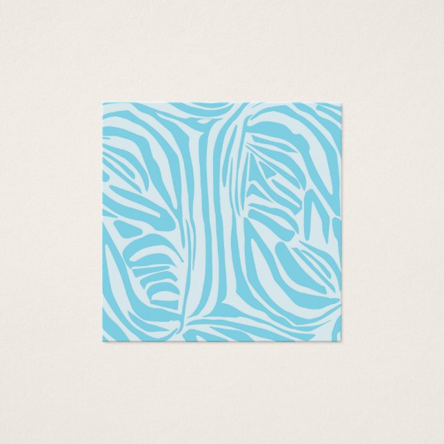 Padrão Zebra Azul (Frente)