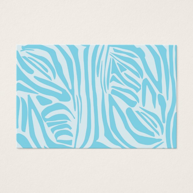 Padrão Zebra Azul (Frente)