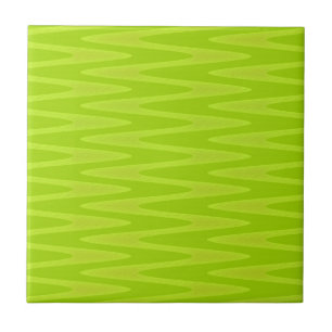 Padrão Ziguezague Verde Chartreuse Brilhante Choca