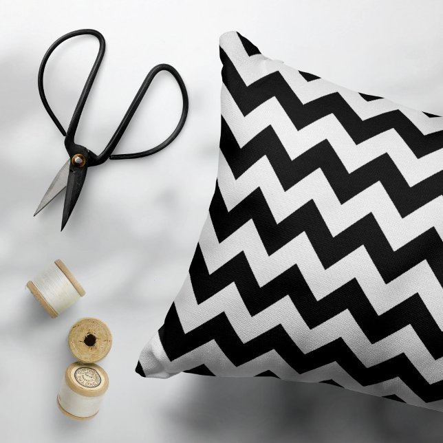 Padrão Zigzag preto e branco, padrão Chevron (Criador carregado)